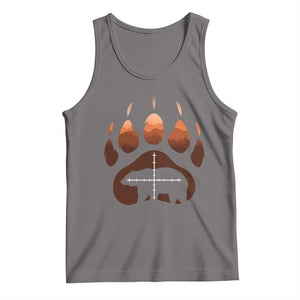 Big Game Bear Hunting Season Tank Top Funny Hunter Gift TS12 Deep Heather Print Your Wear