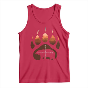 Big Game Bear Hunting Season Tank Top Funny Hunter Gift TS12 Red Print Your Wear