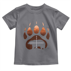 Big Game Bear Hunting Season Toddler T Shirt Funny Hunter Gift TS12 Charcoal Print Your Wear