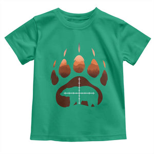 Big Game Bear Hunting Season Toddler T Shirt Funny Hunter Gift TS12 Irish Green Print Your Wear