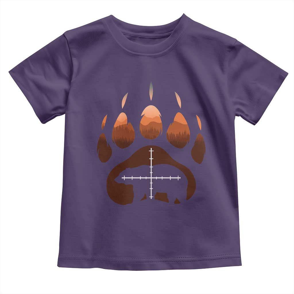 Big Game Bear Hunting Season Toddler T Shirt Funny Hunter Gift TS12 Purple Print Your Wear