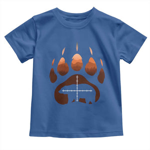 Big Game Bear Hunting Season Toddler T Shirt Funny Hunter Gift TS12 Royal Blue Print Your Wear