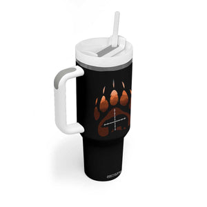 Big Game Bear Hunting Season Tumbler With Handle Funny Hunter Gift TS12 Print Your Wear