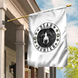 Bear Hunter Garden Flag Funny Hunting Season Gift TS12 Print Your Wear