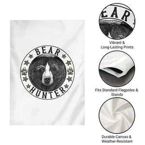 Bear Hunter Garden Flag Funny Hunting Season Gift TS12 Print Your Wear