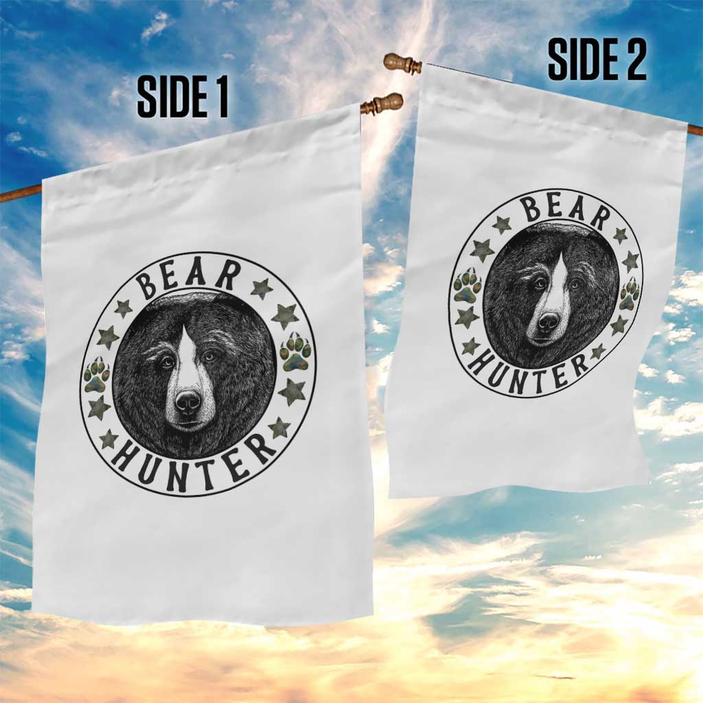 Bear Hunter Garden Flag Funny Hunting Season Gift TS12 Print Your Wear