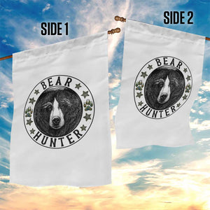 Bear Hunter Garden Flag Funny Hunting Season Gift TS12 Print Your Wear