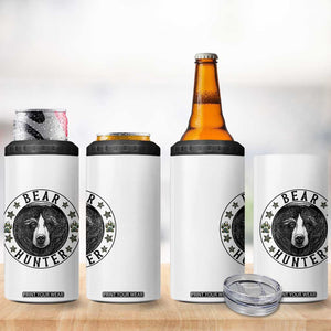 Bear Hunter 4 in 1 Can Cooler Tumbler Funny Hunting Season Gift TS12 Print Your Wear