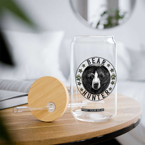 Bear Hunter Glass Can Funny Hunting Season Gift TS12 Print Your Wear