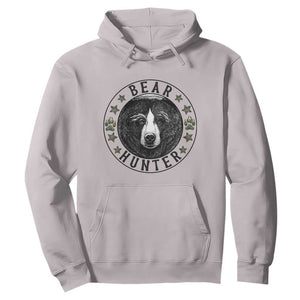 Bear Hunter Hoodie Funny Hunting Season Gift TS12 Ice Gray Print Your Wear