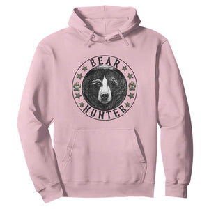 Bear Hunter Hoodie Funny Hunting Season Gift TS12 Light Pink Print Your Wear