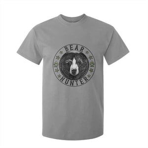Bear Hunter T Shirt For Kid Funny Hunting Season Gift TS12 Sport Gray Print Your Wear