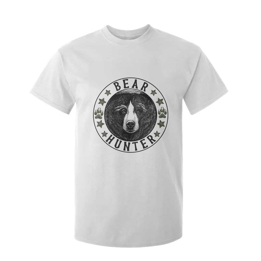Bear Hunter T Shirt For Kid Funny Hunting Season Gift TS12 White Print Your Wear