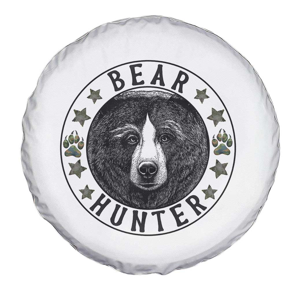 Bear Hunter Spare Tire Cover Funny Hunting Season Gift TS12 Print Your Wear