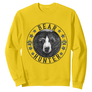 Bear Hunter Sweatshirt Funny Hunting Season Gift - Print Your Wear
