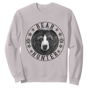Bear Hunter Sweatshirt Funny Hunting Season Gift - Print Your Wear