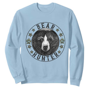 Bear Hunter Sweatshirt Funny Hunting Season Gift - Print Your Wear