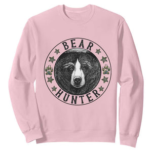 Bear Hunter Sweatshirt Funny Hunting Season Gift - Print Your Wear