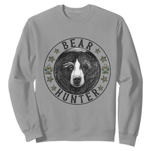Bear Hunter Sweatshirt Funny Hunting Season Gift - Print Your Wear