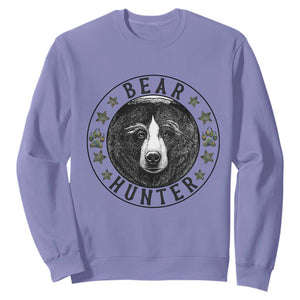 Bear Hunter Sweatshirt Funny Hunting Season Gift - Print Your Wear
