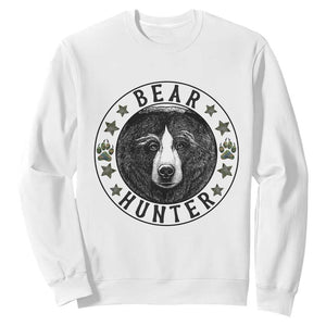 Bear Hunter Sweatshirt Funny Hunting Season Gift - Print Your Wear