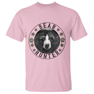 Bear Hunter T Shirt Funny Hunting Season Gift TS12 Light Pink Print Your Wear