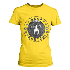 Bear Hunter T Shirt For Women Funny Hunting Season Gift TS12 Daisy Print Your Wear