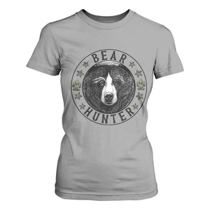 Bear Hunter T Shirt For Women Funny Hunting Season Gift TS12 Sport Gray Print Your Wear