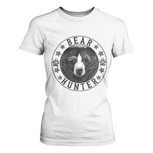Bear Hunter T Shirt For Women Funny Hunting Season Gift TS12 White Print Your Wear