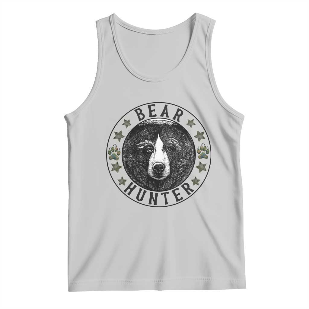 Bear Hunter Tank Top Funny Hunting Season Gift TS12 Ash Print Your Wear