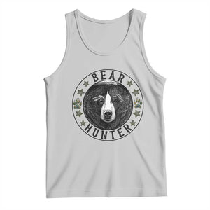 Bear Hunter Tank Top Funny Hunting Season Gift TS12 Ash Print Your Wear