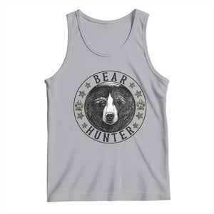 Bear Hunter Tank Top Funny Hunting Season Gift TS12 Athletic Heather Print Your Wear