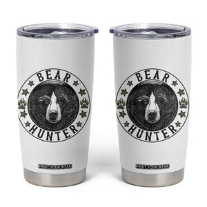 Bear Hunter Tumbler Cup Funny Hunting Season Gift - Print Your Wear