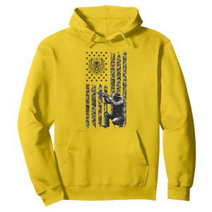 Bear Hunting Hoodie Camo American Flag Hunter Gift TS12 Daisy Print Your Wear