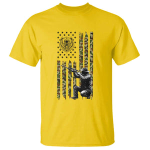 Bear Hunting T Shirt Camo American Flag Hunter Gift TS12 Daisy Print Your Wear