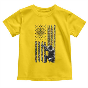 Bear Hunting Toddler T Shirt Camo American Flag Hunter Gift TS12 Daisy Print Your Wear