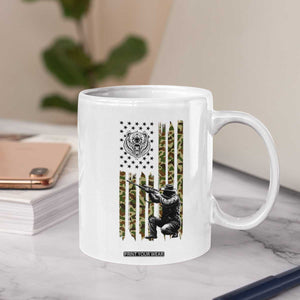 Bear Hunting Coffee Mug Camo American Flag Hunter Gift TS12 Print Your Wear