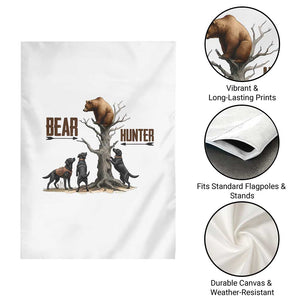 Bear Hunter Garden Flag Black Lab Retriever Funny Hunting Gift TS12 Print Your Wear