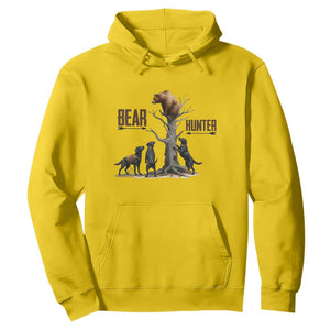 Bear Hunter Hoodie Black Lab Retriever Funny Hunting Gift TS12 Daisy Print Your Wear