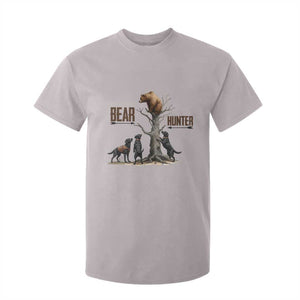 Bear Hunter T Shirt For Kid Black Lab Retriever Funny Hunting Gift TS12 Ice Gray Print Your Wear