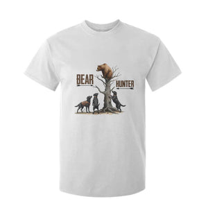 Bear Hunter T Shirt For Kid Black Lab Retriever Funny Hunting Gift TS12 White Print Your Wear