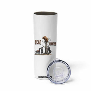 Bear Hunter Skinny Tumbler Black Lab Retriever Funny Hunting Gift TS12 Print Your Wear