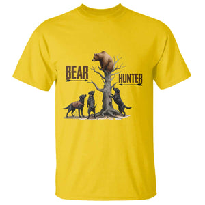 Bear Hunter T Shirt Black Lab Retriever Funny Hunting Gift TS12 Daisy Print Your Wear