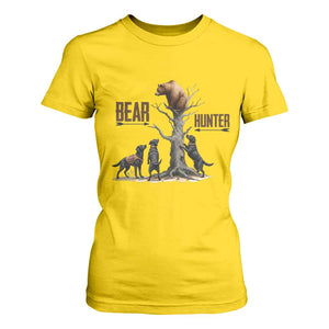 Bear Hunter T Shirt For Women Black Lab Retriever Funny Hunting Gift TS12 Daisy Print Your Wear