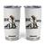 Bear Hunter Tumbler Cup Black Lab Retriever Funny Hunting Gift - Print Your Wear