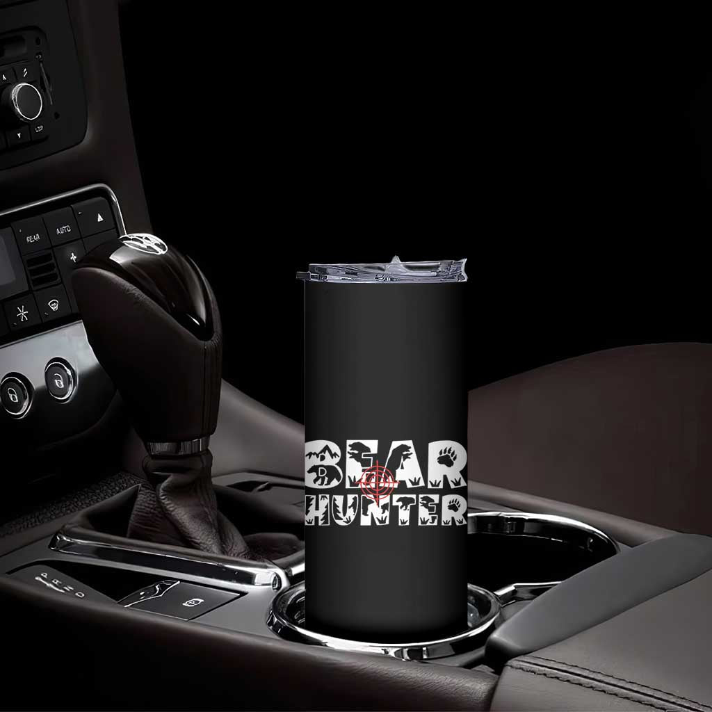Bear Hunter Skinny Tumbler Outdoor Adventure Gift TS12 Print Your Wear