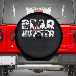 Bear Hunter Spare Tire Cover Outdoor Adventure Gift TS12 Black Print Your Wear