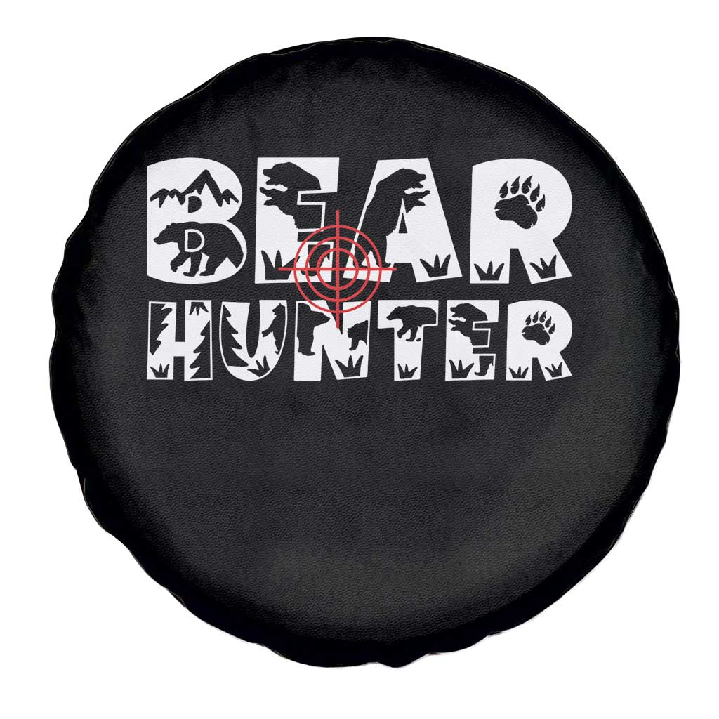 Bear Hunter Spare Tire Cover Outdoor Adventure Gift TS12 Print Your Wear