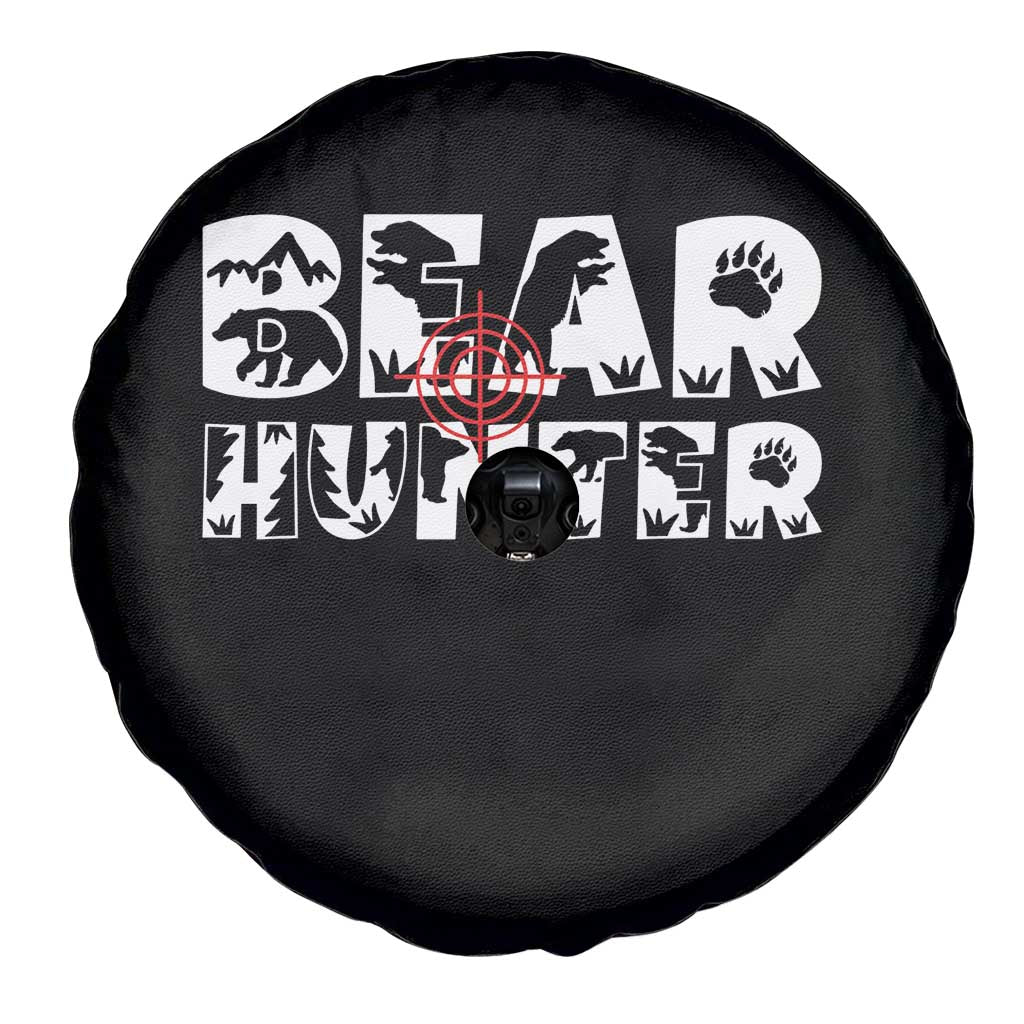 Bear Hunter Spare Tire Cover Outdoor Adventure Gift TS12 Print Your Wear