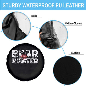 Bear Hunter Spare Tire Cover Outdoor Adventure Gift TS12 Print Your Wear